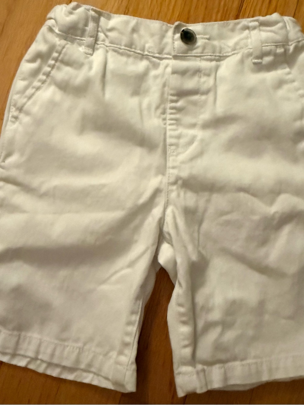 Place shorts boys 5TClassic White Cotton Shorts